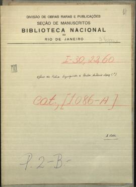 Orden dada por la junta gubernativa de la Confederación Argentina.