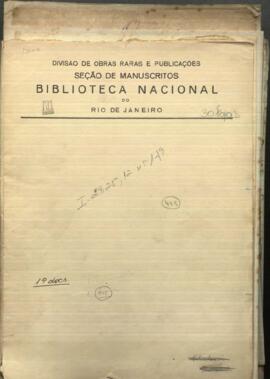 Documentos relativos a las misiones de Derqui, Madariaga, Marques y Acosta correspondencia entre el gobierno de la República del Paraguay y de Corrientes.