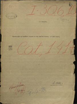 Ratificación del convenio firmado en San José de Flores en 10 de noviembre de 1859, entre la Confederación Argentina y Buenos Aires.