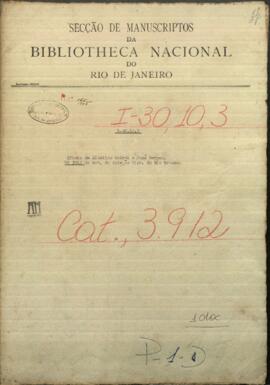 Oficio del Sargento Mayor de Caballería de Paraguay, Helino Cabral, al Mtro. de Relaciones Exteriores de Paraguay, Jose Berges.