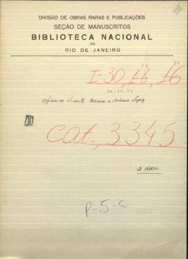 Dos cartas de Vicente Barrios Coronel Comandante de División de Operaciones de Alto Paraguay, a Venancio López.