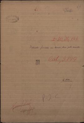 Protocolo firmado por los representantes de los gobiernos del Oriental y Argentino.