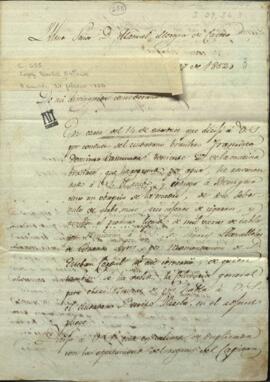 Cartas (3) de Carlos Antonio López, Presidente de Paraguay a Manuel Moreira de Castro.