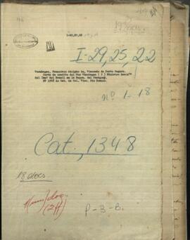 Carta de crédito del señor Varnhagen Ministro Residente del Imperio del Brasil en la República del Paraguay.