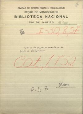 Papeles de los Sargentos, en cavesantes de la guardia de Correspondencia.