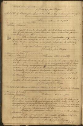 Oficio de José Berges Ministro de Relaciones Exteriores del Paraguay al Ministro de Relaciones Exteriores de Prussia.