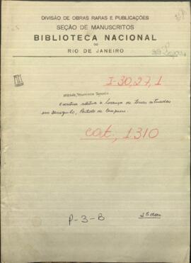 Escritura relativa a la herencia de tierras situadas en Barrequillo, Partido de Caapucu.