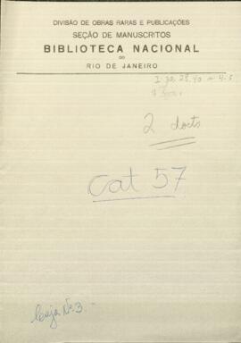 Oficio de Caetano Pinto de Miranda Montenegro sobre la violación de las fronteras portuguesas establecidas