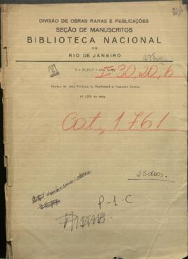 Carta del Ingeniero inglés Jhon William K. Whytehead, contratado por el gobierno paraguayo a Venancio López.