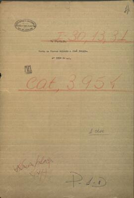 Cartas de Victor Silvero, miembro de la Junta Gubernativa de Corrientes a Jose Berges.