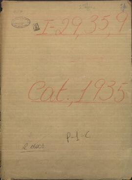 Una carta de D. Alfredo de Brayer al Doctor Garcia Wich de París.