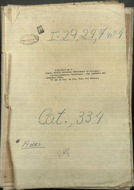 Correspondencias exteriores. Por conducto del ciudadano Peña. Buenos Aires 1843.