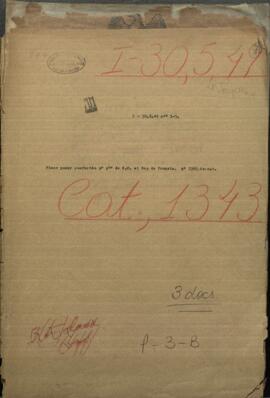 Pleno conferido por parte de S. M. el Rey de Prussia a su encargado de Negocios don Federico von Gulich.
