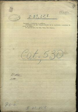 Inventario de los eventos de la comprimida comunidad de Atyra.