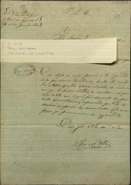 Oficio de José María Paz a Carlos Antonio López, Presidente del Paraguay, refiriéndose a los prisioneros de guerra de Santa Fe.