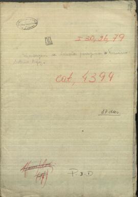 Mensaje de ciudadanos paraguayos a Francisco Solano López, Pdte. de Paraguay, por los éxitos militares.