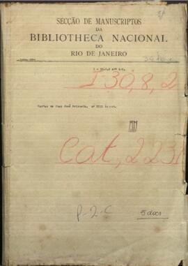 Cartas de Dn. Juan José Brizuela, dirigidas a Jose Berges, Ministro de Relaciones Exteriores de Paraguay.