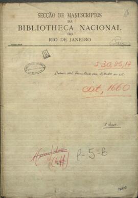 Diario del Ministerio de Estado en el Departamento de Relaciones Exteriores desde el 29 de octubre de 1862.