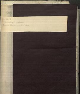 Notas de Juan Jose Franco, Juan Manrano y Antonio Fernandez, Domingo Ferreira y Juan Bautista Baez, declarando haber pedido dinero prestado a Francisco Fernandez.