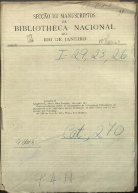 Correspondencia entre el Ministerio de Relaciones Exteriores de Gran Bretaña y el Consulado General Británico de Montevideo con el Gobierno del Paraguay