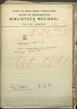 Cuentas y correspondencia entre la firma de John and Alfred Blyth y el gobierno de la República del Paraguay.