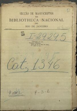 Nota de 20 de mayo de 1859 transcribiendo el Supremo Decreto de fecha del día anterior sobre nombramiento de Vice-Presidente.