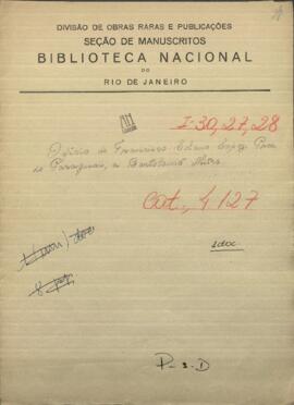 Oficio de Francisco Solano López, Pdte. de Paraguay a Bartolomé Mitre, Pdte. de Argentina.