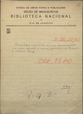 Diseños (2) referentes a una condecoración y a una espada a ser ofertadas a Francisco Solano López.