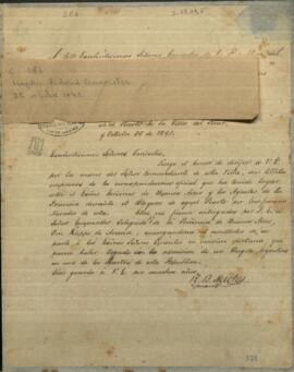 Correspondencia de Don Richard B. Hughes, súbdito británico con el supremo gobierno de la República del Paraguay.