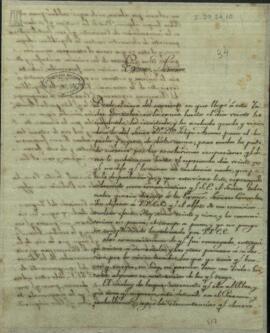 Carta de Manuel Peña enviado de Paraguay junto al gobierno de Buenos Aires, a los cónsules de Paraguay, informando sobre la dificultad de navegación para el Paraguay.