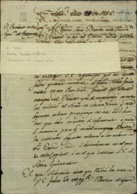 Oficio de Carlos Antonio López Presidente del Paraguay a José María Paz, General en Jefe de las fuerzas de la Provincia de Corrientes.