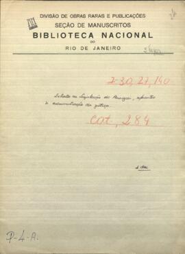 Extractos de la legislación del Paraguay, referentes a la administración de la justicia.