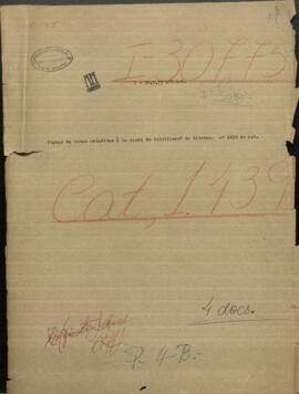 Una copia autorizada de la nota que en 25 de marzo de 1860 dirigio el ciudadano Egusquiza al Ministro de R. E. de Buenos Aires.