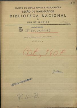 Cartas de William Stewart dirigidas al Presidente del Paraguay, Francisco S. López.