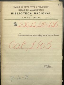 Correspondencia de Francisco S. López con el Coronel Pereyra, Comandante y Militar de Villa Rica.