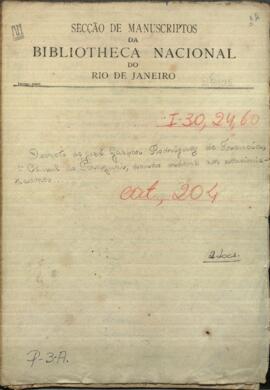 Decreto de José Gaspar Rodríguez, Primer Cónsul del Paraguay, dando órdenes a los administradores, corregidores y cabildo