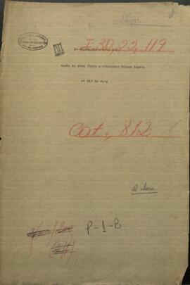 Cartas de John Blyth al general Francisco Solano López.