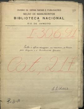 Cartas y oficios en mayoría dirigidos a José Gaspar Rodríguez de Francia por Pedro Saguier