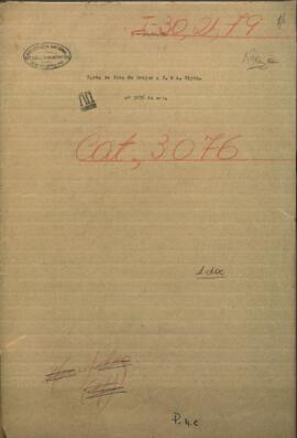 Carta de John Mc Gregor y J. y A. Blyth, ofreciendo sus servicios al Gobierno paraguayo.