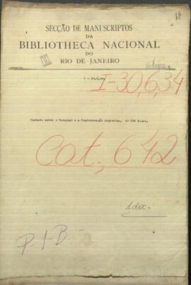 Tratado entre el Paraguay y la Confederación Argentina sobre la navegación en el rio Bermejo.