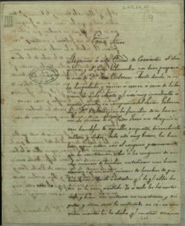 Carta de Manuel Peña enviado de Paraguay, junto al gobierno de Buenos Aires, informando a Carlos Antonio López.