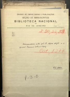 Correspondencia de John y Alfred Blyth dirigidas al Gral. Francisco S. López, a Venancio López, Ministro de Guerra y Marina y al Capitán Morice.