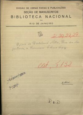 Oficio de Bartolomé Mitré, Pdte. de Argentina a Francisco Solano López, Pdte. de Paraguay.