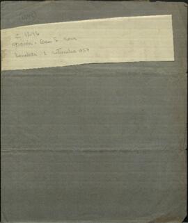 Carta circular de firma Geo F.Davis y Sons, negociante de humo, en Londres, refiriéndose al comercio.