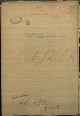 Nota en inglés del 25 de junio de 1858 de Mr. Christie, solicitando señalamiento de día y hora para poder presentar al Excmo. Señor Presidente de la Rca.