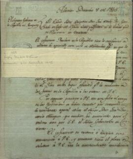 Oficio de Carlos Antonio López Presidente a José María Paz, refiriéndose a la conveniencia de preparativos militares.