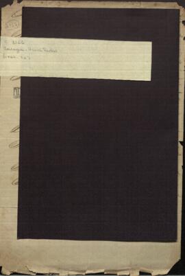 Hoja de un diario, escrito en Paraguay referente a Henri Pedro Loisaga y otros.
