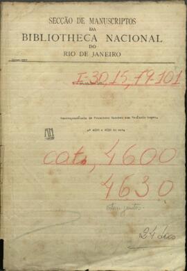 Correspondencia de Francisco Sanchez, Vice-Presidente de Paraguay con Venancio López.