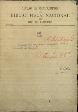 Recortes (6) de jornales franceses sobre la invasión del Uruguay y la guerra del Paraguay.