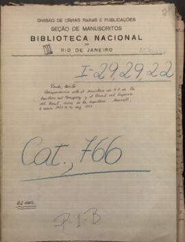 Correspondencia entre el Ministerio de Relaciones Exteriores de la República del Paraguay y el cónsul del Imperio del Brasil.